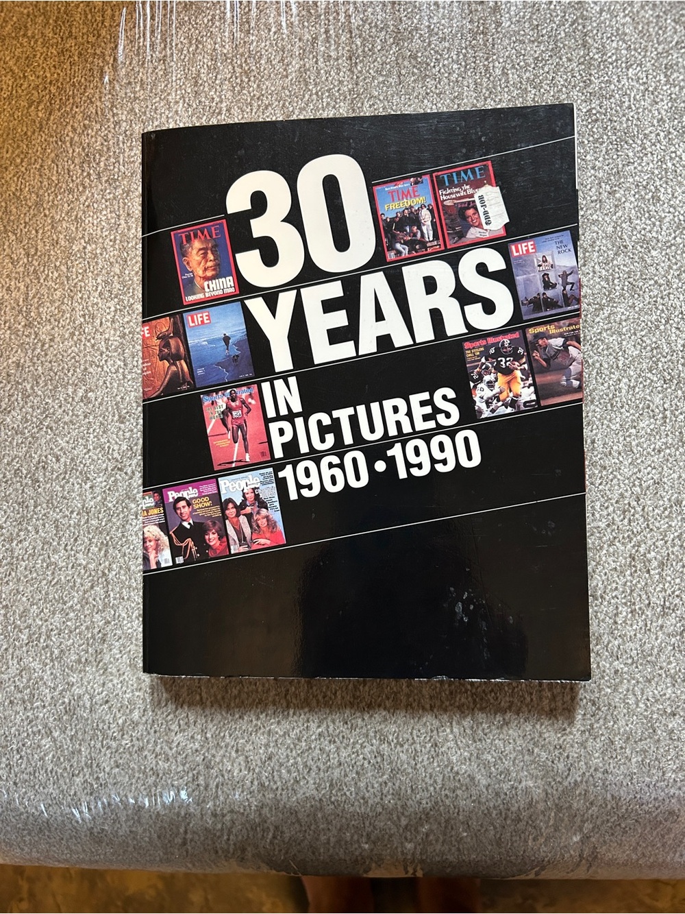 Vintage 1990 TIME 30 Years in Pictures 1960-1990 Softcover Photo Book